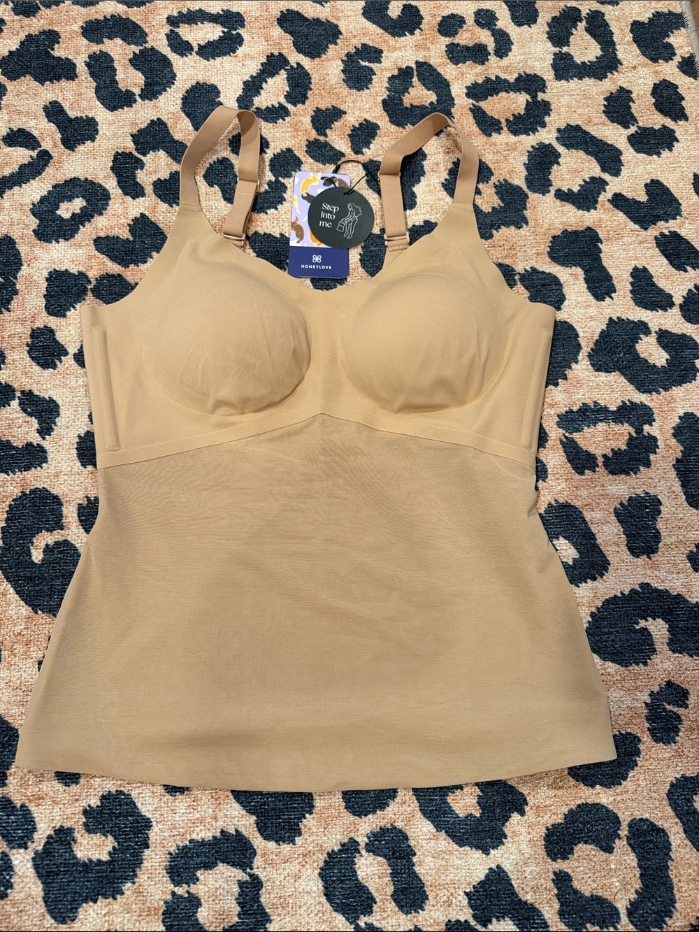 Honeylove Sculpting Shaping Cami in Camel